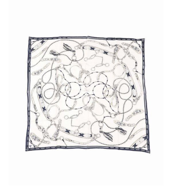 VERMEIL par iena「manipuri（マニプリ）Stole ネイティブビット 120x120cm　0141333030」|ストール|