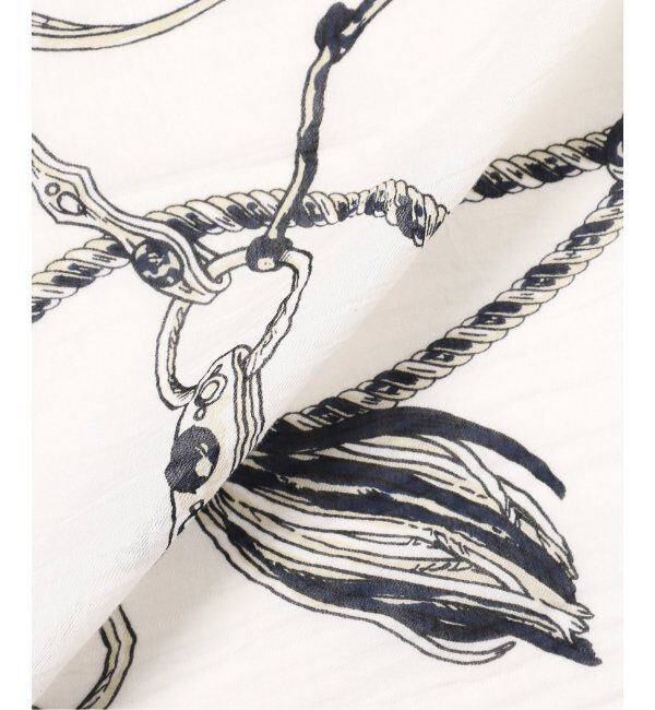 VERMEIL par iena「manipuri（マニプリ）Stole ネイティブビット 120x120cm　0141333030」|ストール|