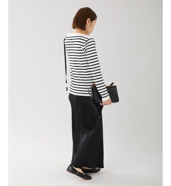 IENA「《追加11》ダブルサテンスカート」|スカート|