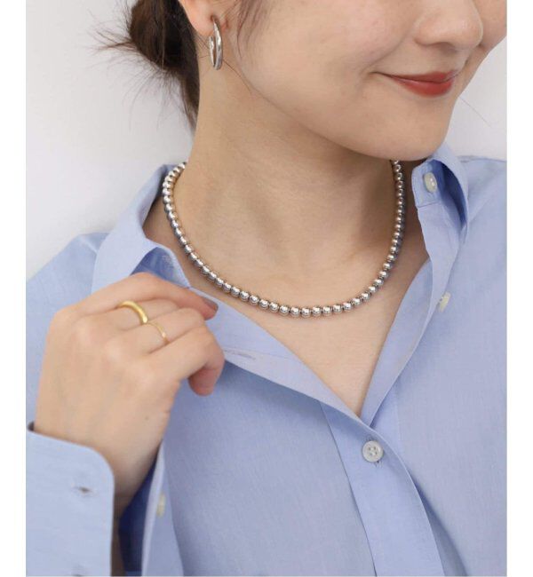 SLOBE IENA「《追加3》SLOBE メタルビーズショートネックレス」|ネックレス|