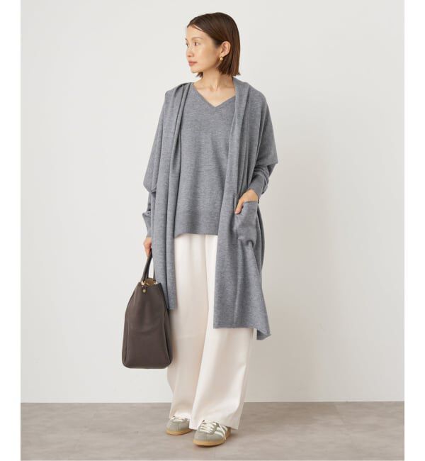 IENA「ライトウールニットストール」|ストール|
