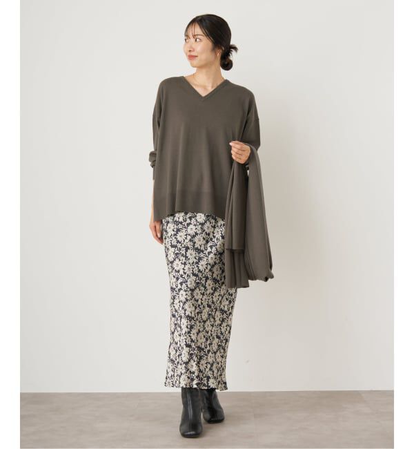 IENA「ライトウールニットストール」|ストール|