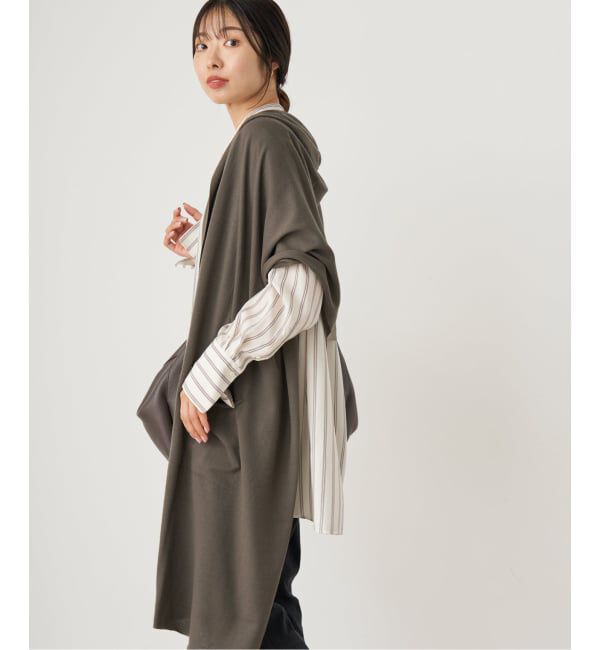 IENA「ライトウールニットストール」|ストール|