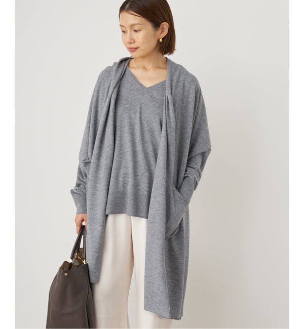 IENA「ライトウールニットストール」|ストール|