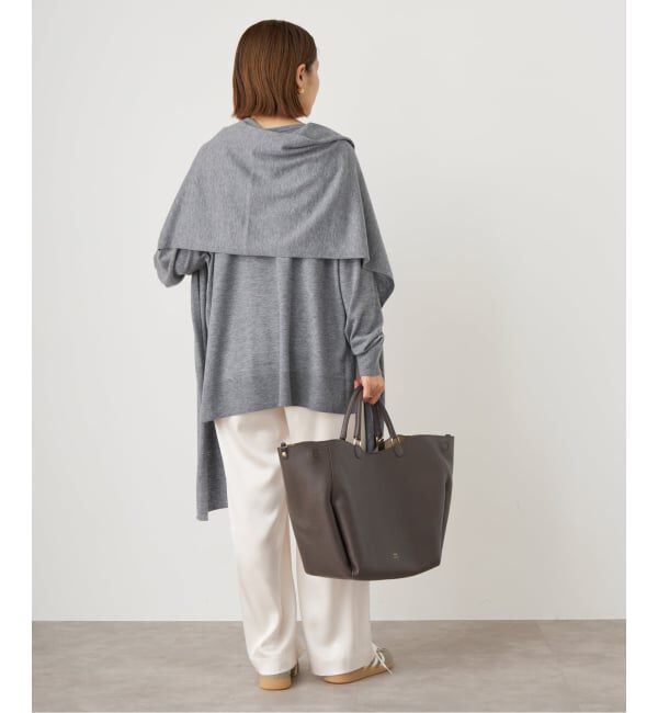 IENA「ライトウールニットストール」|ストール|