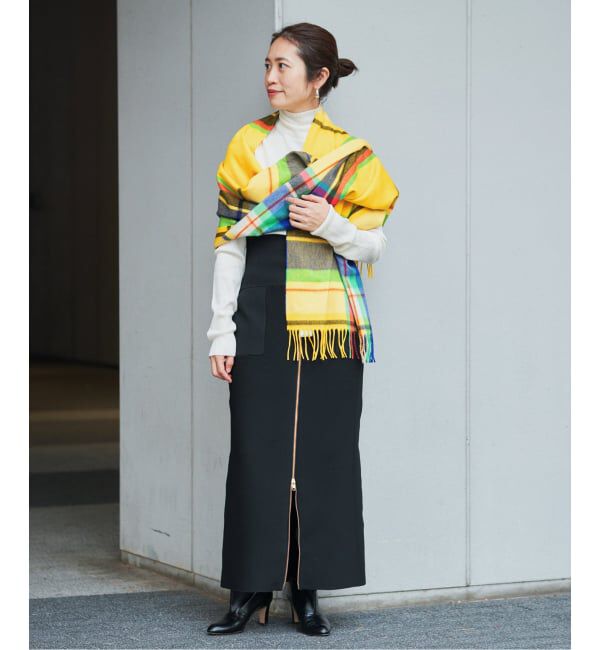 VERMEIL par iena「JOSHUA ELLIS ジョシュア エリス Plaid 50x190 CPG52522」|マフラー|