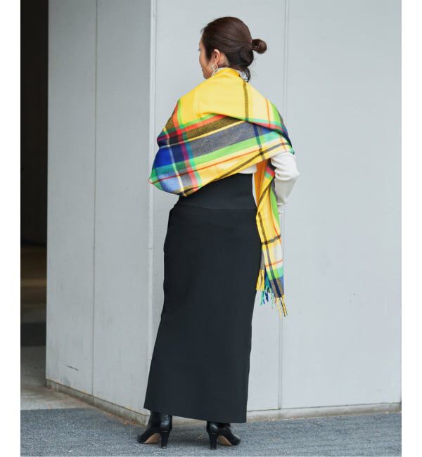 VERMEIL par iena「JOSHUA ELLIS ジョシュア エリス Plaid 50x190 CPG52522」|マフラー|