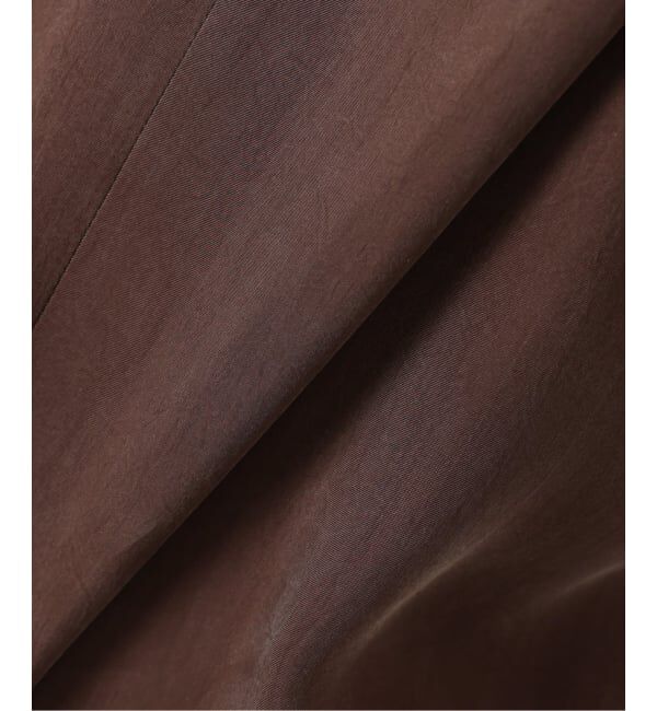 IENA「《予約》ウォッシャブル キュプラオーバーフレンチオールインワン」|オールインワン|