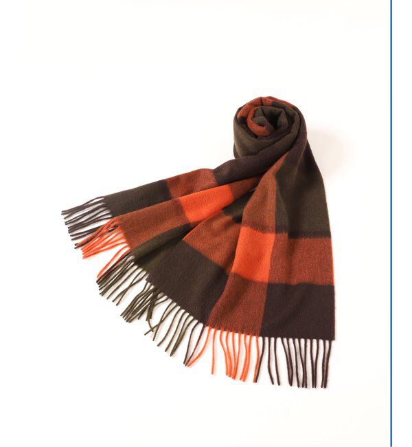 EDIFICE「Joshua Ellis(ジョシュア エリス) PLAID CHECK 35&times;190」|マフラー|