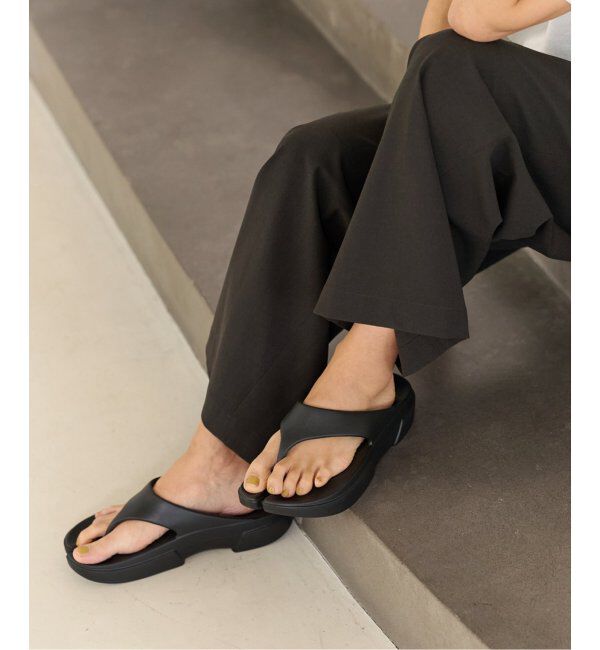 JOURNAL STANDARD relume「《追加》【Paes/ペイズ】Flipflop：サンダル」|サンダル|ブラック