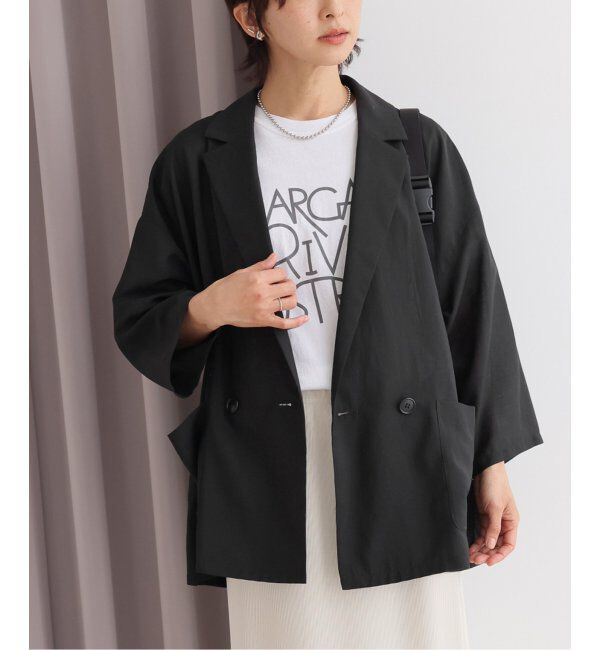 JOURNAL STANDARD relume「《追加3》シアーテーラードジャケット」|テーラードジャケット|ブラック