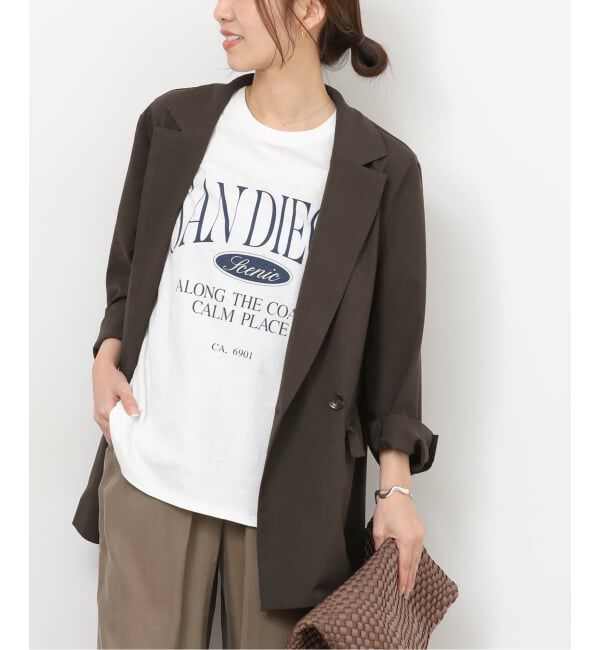 JOURNAL STANDARD relume「［UVカット / 防シワ］ウォッシャブルストレッチテーラードジャケット」|テーラードジャケット|ブラウン