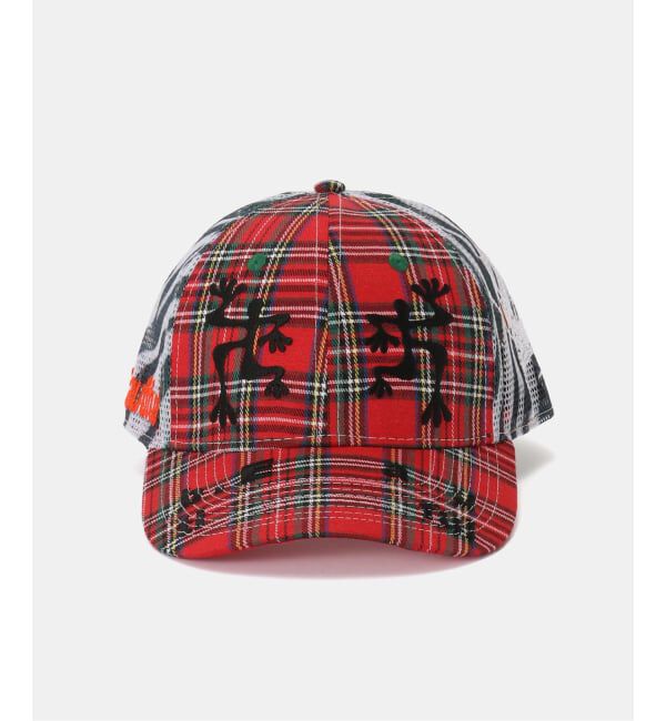 Oriens JOURNAL STANDARD「【b.Eautiful/ビューティフル】Biyu Hat（RED PLAID/ZE）」|キャップ・キャスケット|