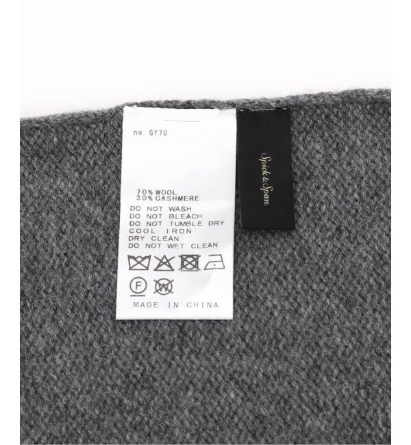 Spick and Span「Higuchi*Sカシミヤ混フードマフラー」|マフラー|