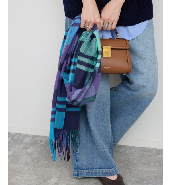 Spick and Span「《追加》Spick & Span カシミヤチェックストール」|ストール|