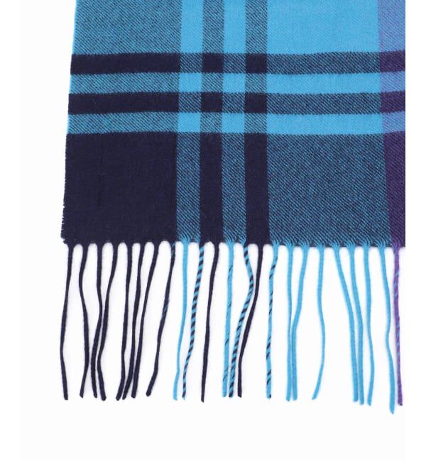 Spick and Span「《追加》Spick & Span カシミヤチェックストール」|ストール|