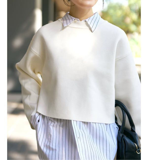 Spick and Span「スムースショート丈ニット」|ニット・セーター|