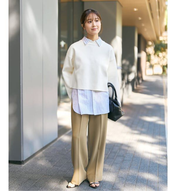 Spick and Span「スムースショート丈ニット」|ニット・セーター|