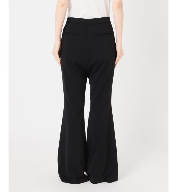 NOBLE「ジャージーフレアパンツ」|スラックス|