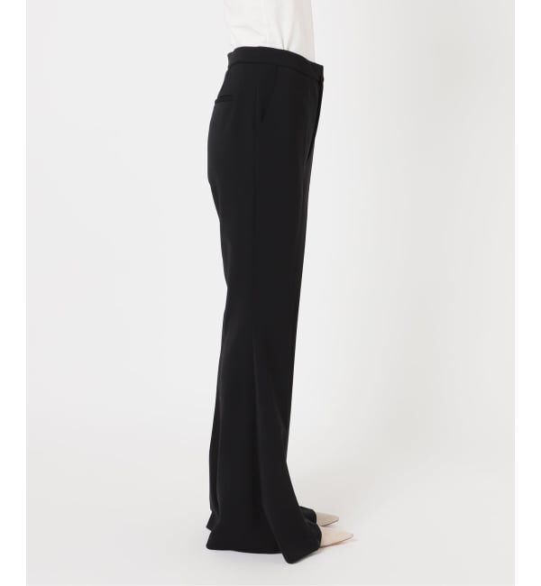 NOBLE「ジャージーフレアパンツ」|スラックス|