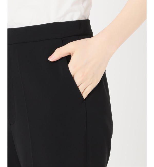 NOBLE「ジャージーフレアパンツ」|スラックス|