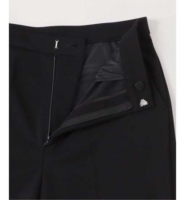 NOBLE「ジャージーフレアパンツ」|スラックス|