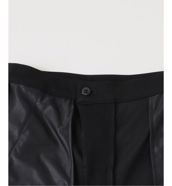 NOBLE「ジャージーフレアパンツ」|スラックス|