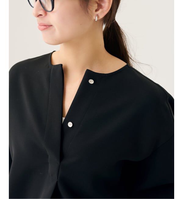 FRAMeWORK「ライトダブルクロスコクーンブラウス」|シャツ・ブラウス|