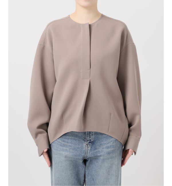 FRAMeWORK「ライトダブルクロスコクーンブラウス」|シャツ・ブラウス|