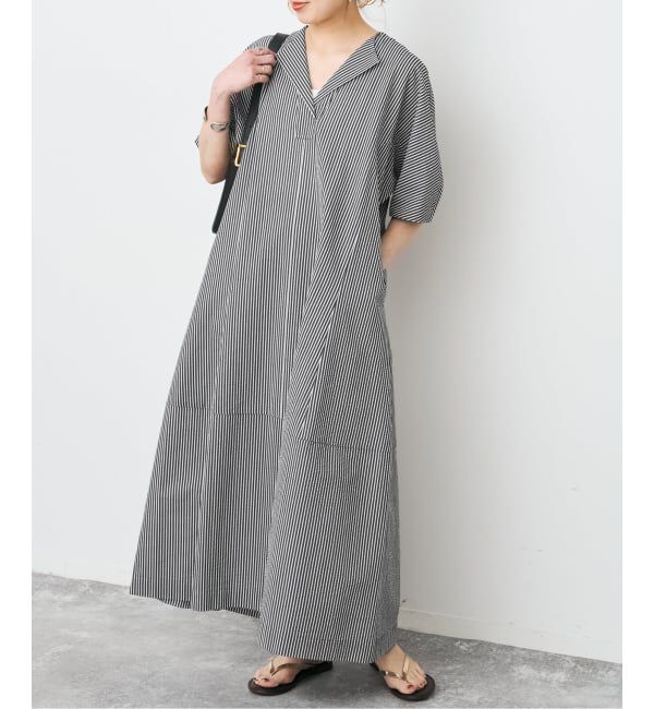 Spick and Span「《予約》パフスリーブサッカードレス」|ワンピース|