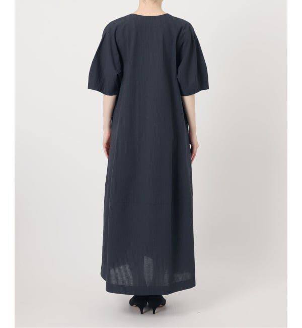 Spick and Span「《予約》パフスリーブサッカードレス」|ワンピース|