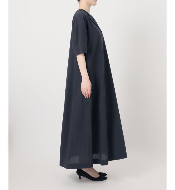 Spick and Span「《予約》パフスリーブサッカードレス」|ワンピース|