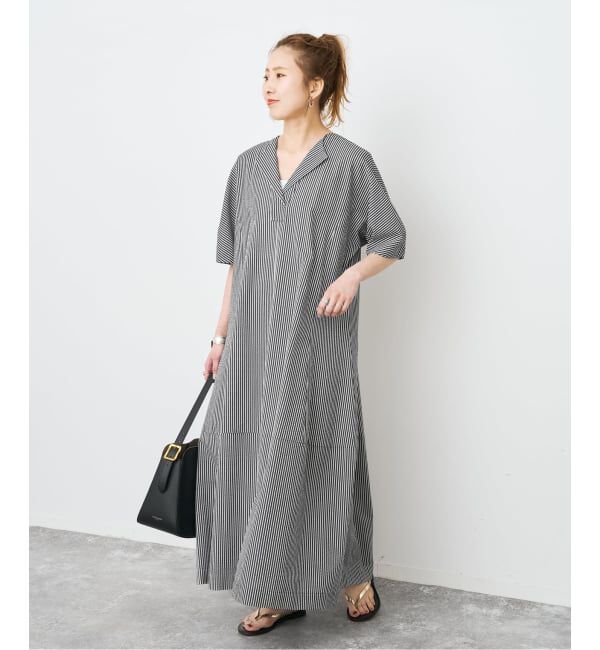 Spick and Span「《予約》パフスリーブサッカードレス」|ワンピース|