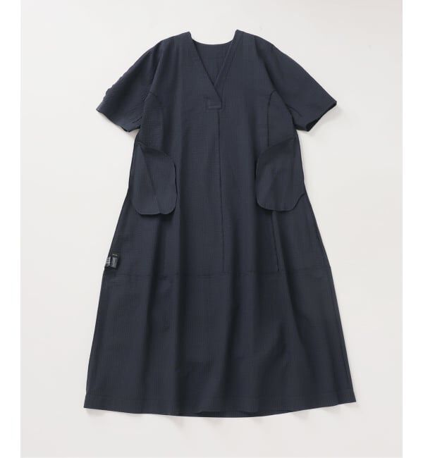 Spick and Span「《予約》パフスリーブサッカードレス」|ワンピース|