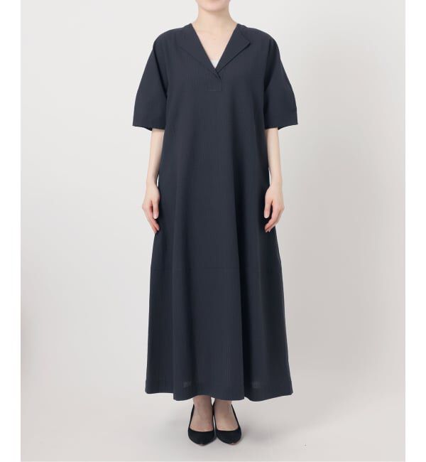 Spick and Span「《予約》パフスリーブサッカードレス」|ワンピース|