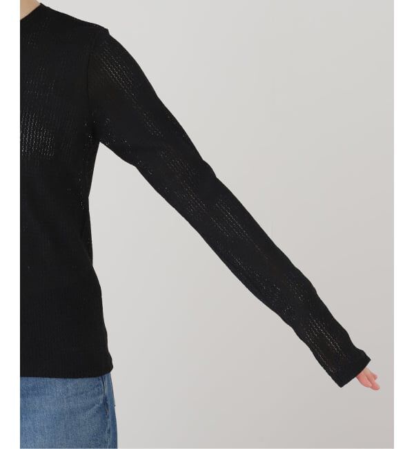 FRAMeWORK「ストレッチレースヘンリーカットソー」|Tシャツ・カットソー|