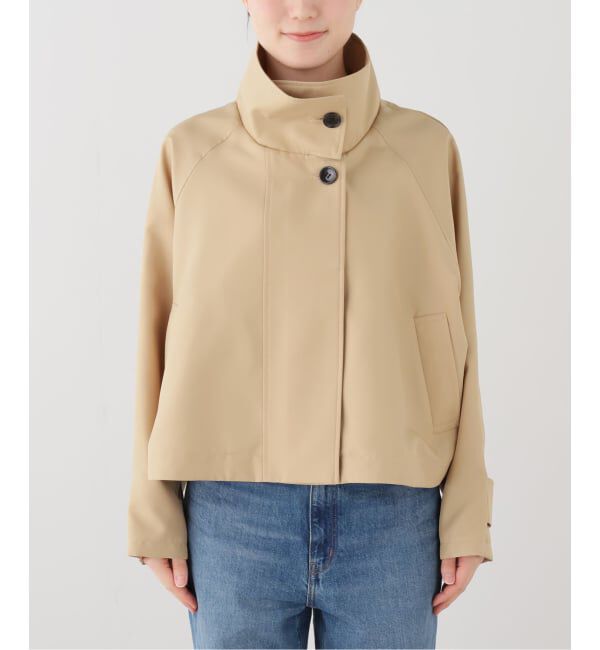  「【洗える】スタンドカラーライトショートブルゾン」|その他|