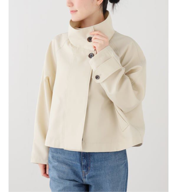  「【洗える】スタンドカラーライトショートブルゾン」|その他|