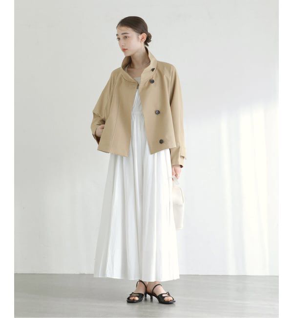  「【洗える】スタンドカラーライトショートブルゾン」|その他|