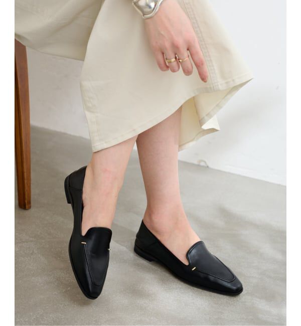  「《追加》スクエアステッチソフトローファー」|ローファー|