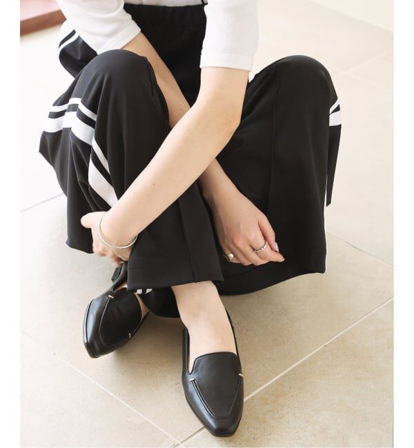  「《追加》スクエアステッチソフトローファー」|ローファー|