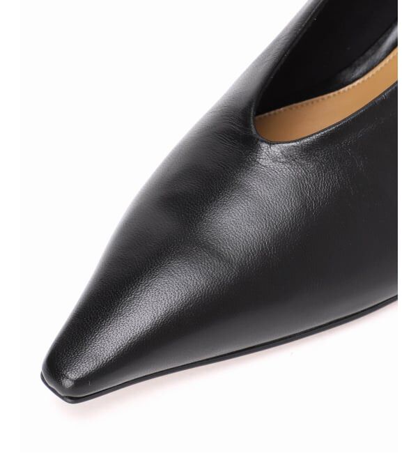 GRISE「《追加》GRISE5cmポインテッドレザーソフトウェッジパンプス」|パンプス|