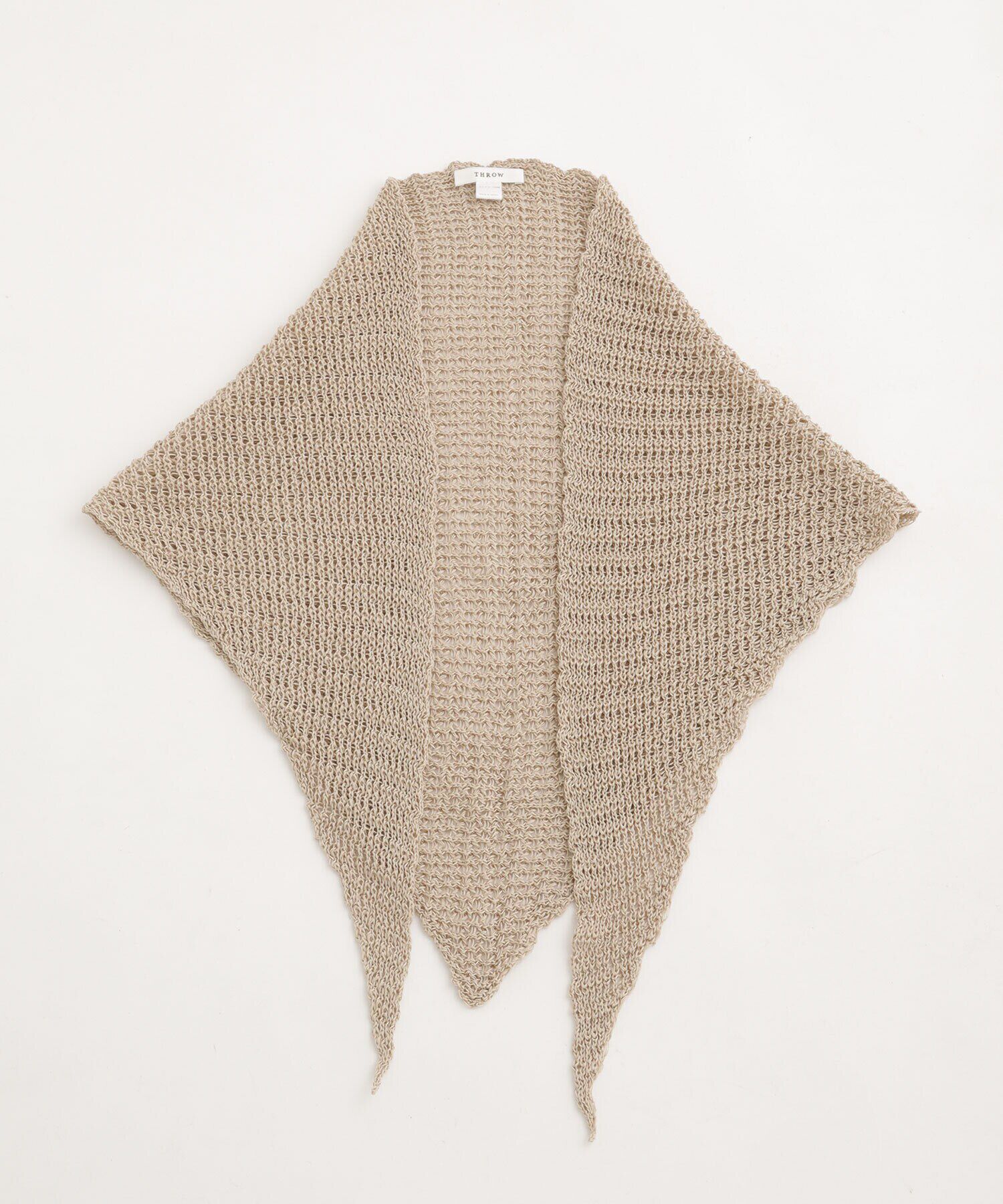 nano･universe「THROW/Triangle Mesh Shawl」|ストール|