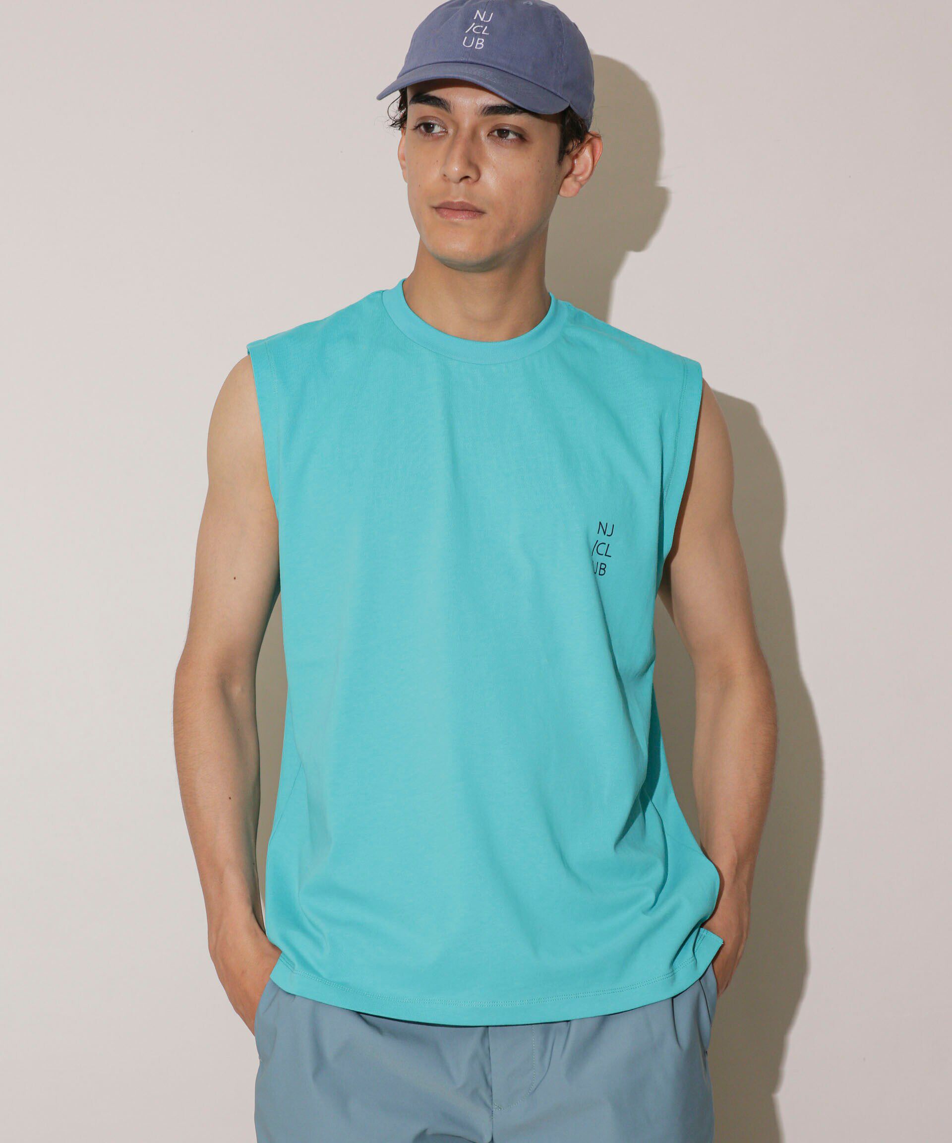 nano･universe「｢NJ/CLUB｣PARKSTOCK ベーシックタンクトップ」|Tシャツ・カットソー|ブルー