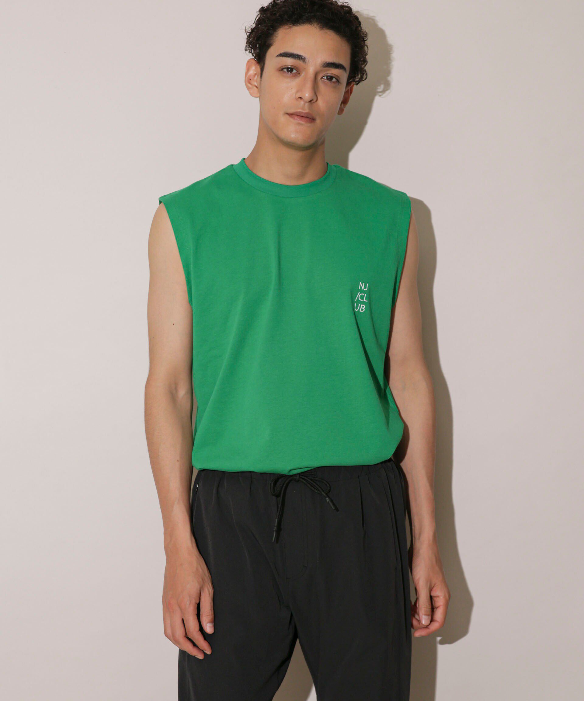 nano･universe「｢NJ/CLUB｣PARKSTOCK ベーシックタンクトップ」|Tシャツ・カットソー|グリーン