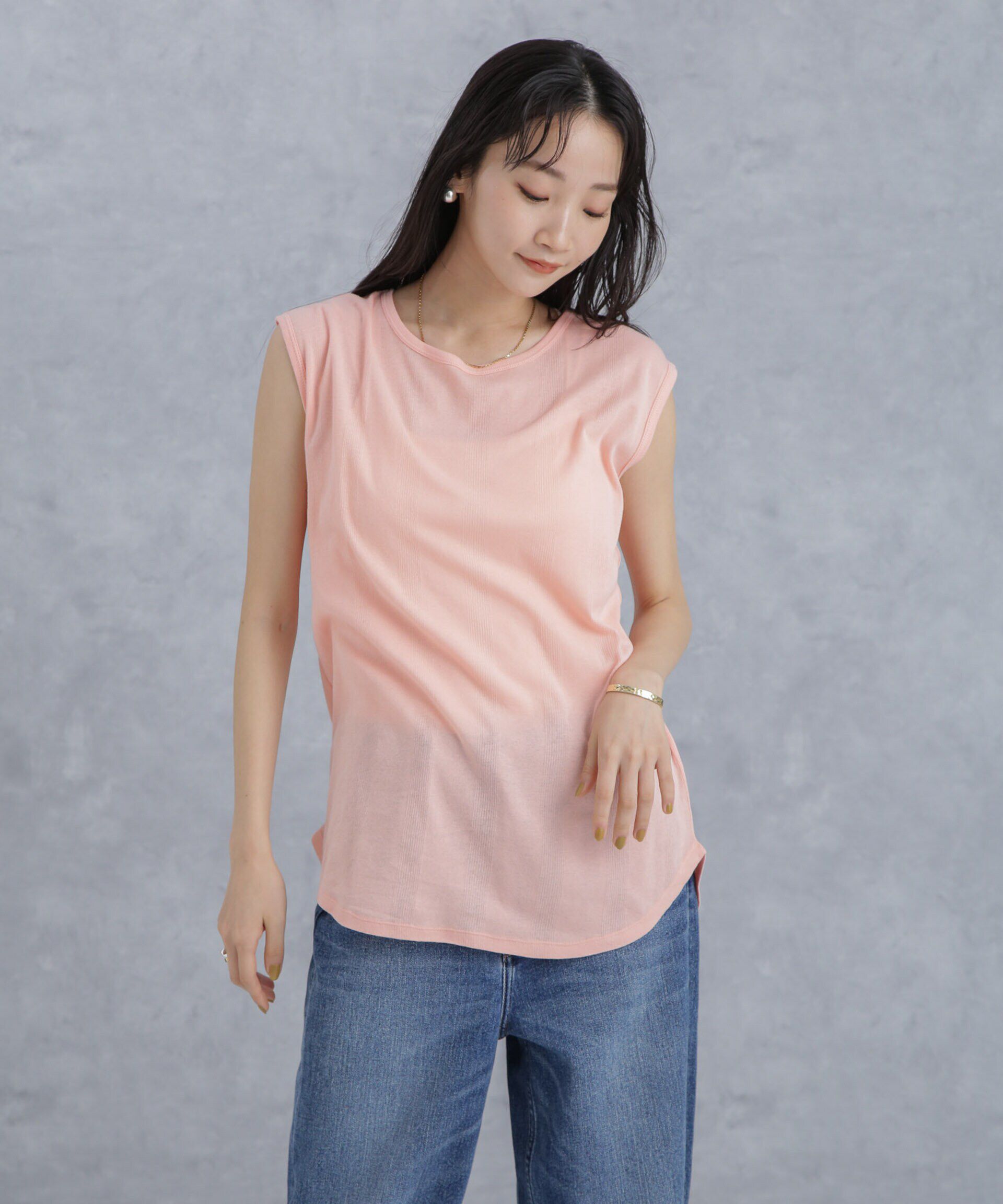 nano･universe「Robert P. Miller/別注 Light Prib Tank」|Tシャツ・カットソー|