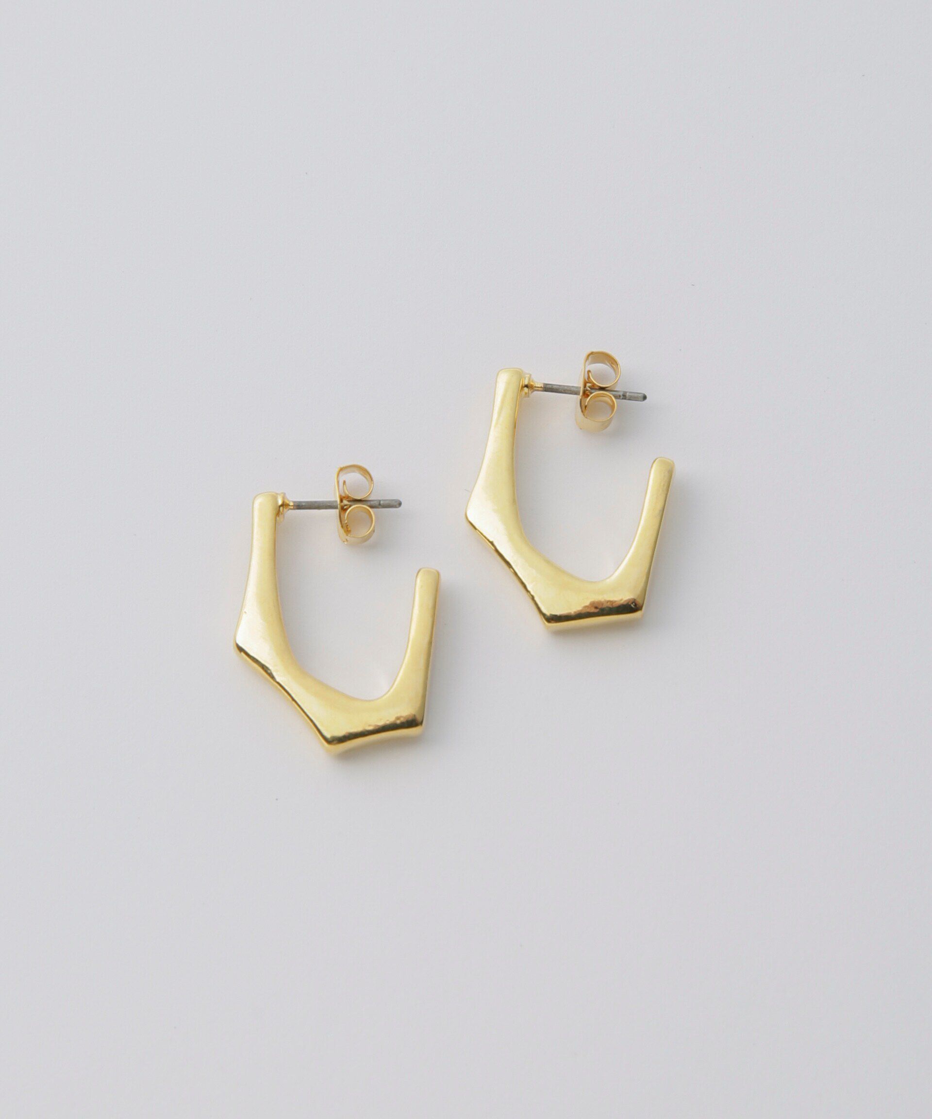 NANO universe「スクエアカットピアス」|ピアス|