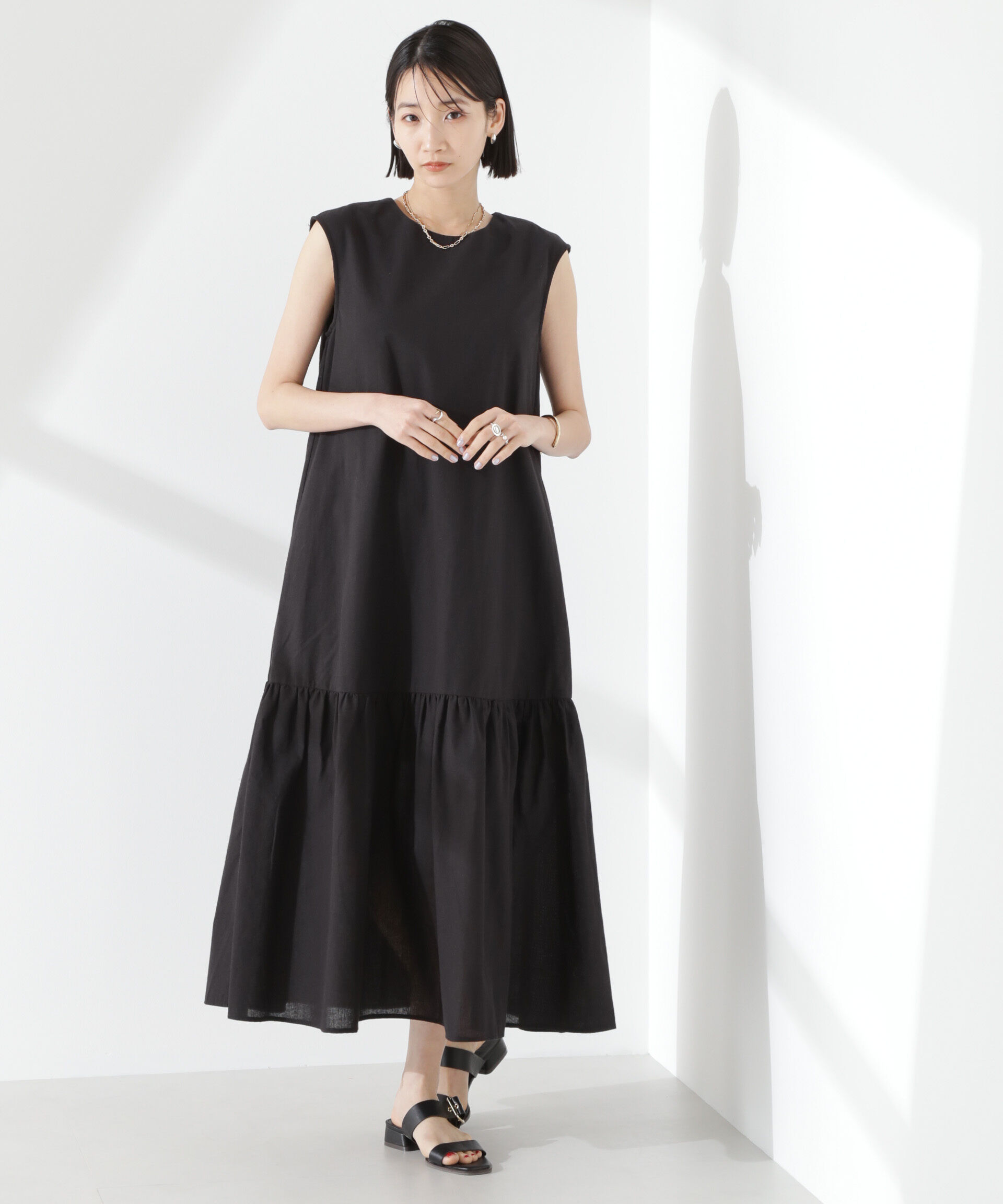 nano･universe「綿麻COOLMAXワンピース」|ワンピース|