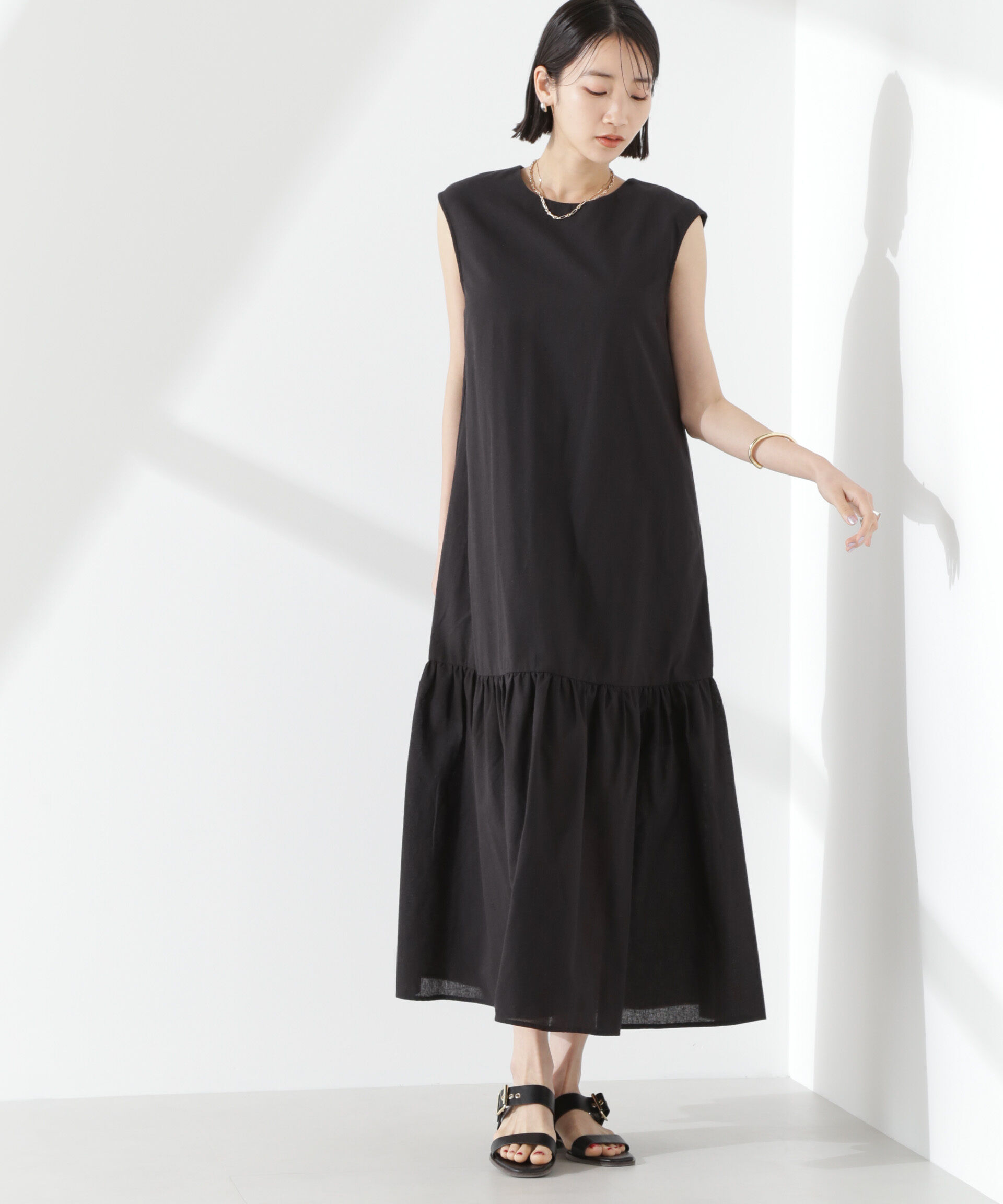 nano･universe「綿麻COOLMAXワンピース」|ワンピース|