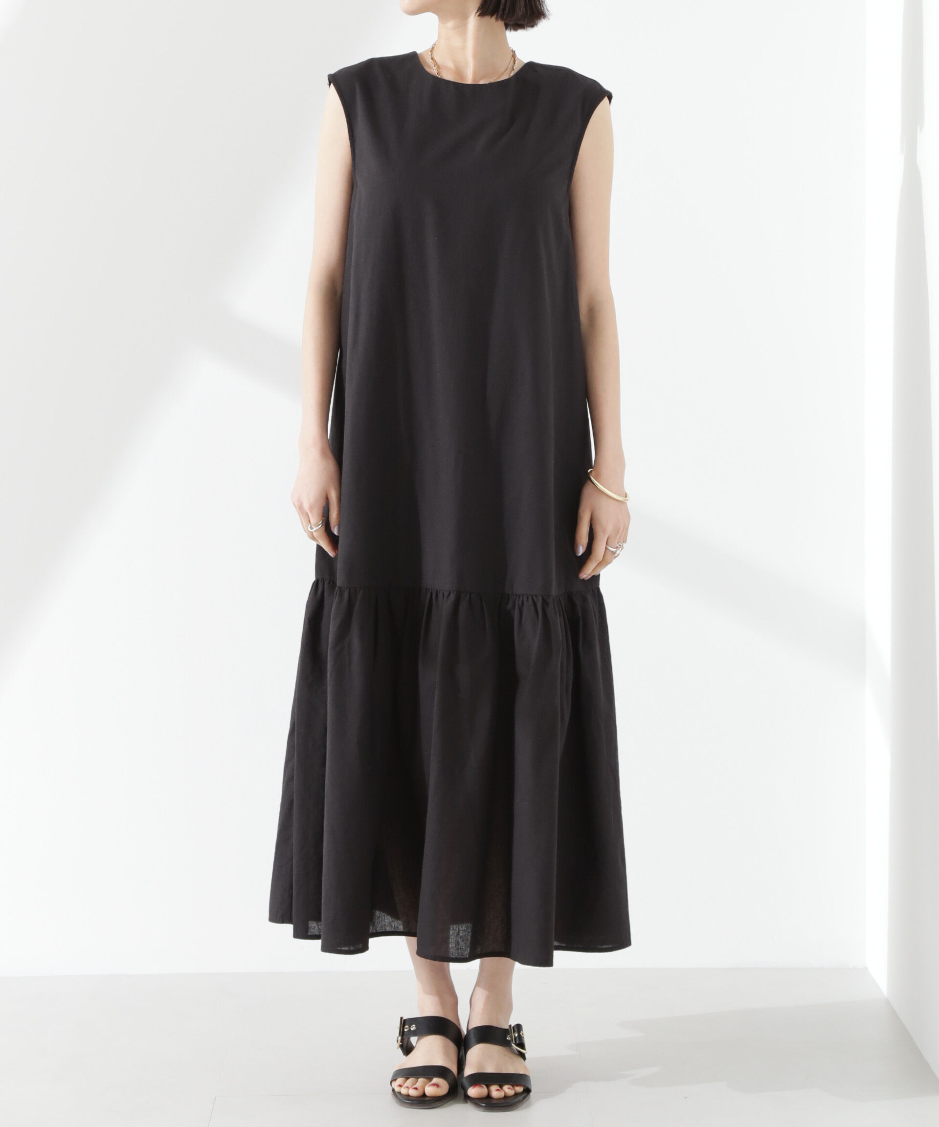 nano･universe「綿麻COOLMAXワンピース」|ワンピース|